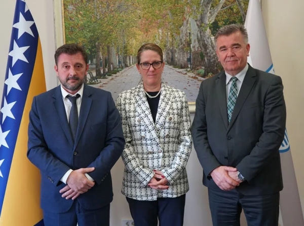 Marić i Kordić primili u nastupnu posjetu ambasadora Švedske u Bosni i Hercegovini