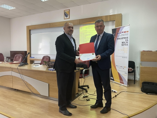 Predsjednik  Gradskog vijeća Salem Marić otvorio Internacionalnu konferenciju bibliotekara „Biblioteke za bolje sutra“ u Mostaru