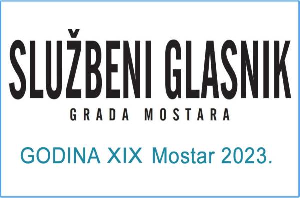 Broj 19 godina XIX Mostar, 10.06.2023. godine bosanski, српски i hrvatski jezik